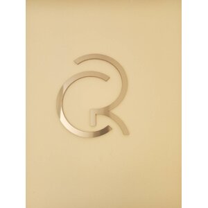 ป้ายตัวอักษรโลหะสแตนเลส CR