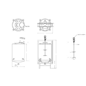 ชุดเครื่องกวน ใบ 2 ชั้น
