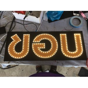 ป้ายไฟเชียร์LED งานขอบคุณน่ะ