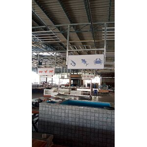 ป้ายพิมพ์ลงพลาสวูดทำกล่อง ไม่มีไฟ