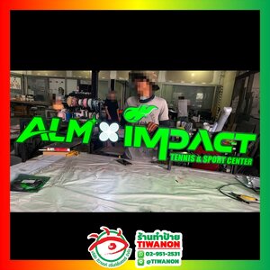 ป้ายไฟตัวอักษรไฟออกหน้า งาน ALM IMPACT