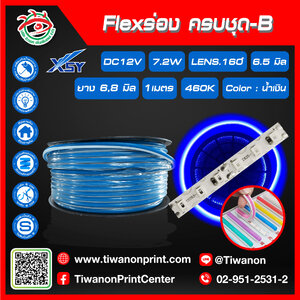 Flexร่อง ครบชุด - B สีน้ำเงิน