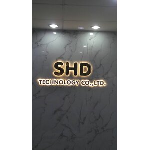 ป้ายไฟLEDสแตนเลสเงาไฟออกหลัง งานSHD TECHNOLOGY