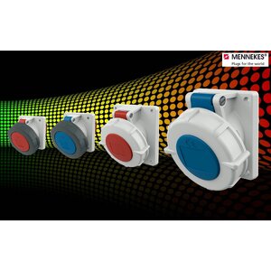 MENNEKES®-ปลั๊กตัวเมียฝังเฉียง IP67