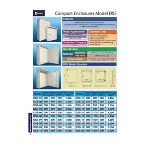 DENCO-ตู้กันน้ำ DSS (IP45) Compact Enclosures DSS
