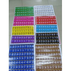 พิมพ์ลาเบลฉลากสินค้า งานลำดับตัวเลข