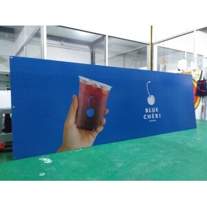 งานพิมพ์ลงบนแผ่น งานBLUE CHERI COFFEE