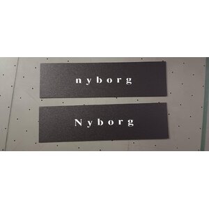 ป้ายพิมพ์ยูวีลงบนแผ่นอะคริลิค งานNYBORG