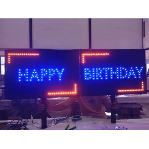 ป้ายวันเกิด ป้ายไฟเชียร์วันเกิด