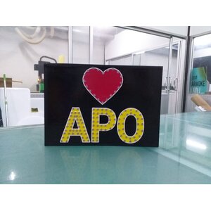 ป้ายไฟเชียร์ APO