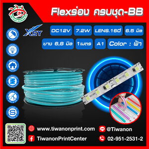 Flexร่อง ครบชุด - IB สีฟ้าอ่อน