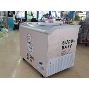 ป้ายงานพิมพ์สติกเกอร์ติดตู้แช่เย็น