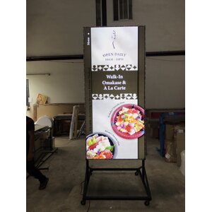 รับทำป้ายร้านอาหาร ป้ายกล่องไฟล้อเลื่อน ป้ายไฟร้านอาหารญี่ปุ่น