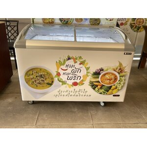 ปริ้นท์สติกเกอร์ติดตู้แช่ตู้เย็น พร้อมออกแบบฟรี งานหอมผักหอมพริก