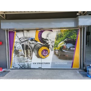 รับทำป้ายสติ๊กเกอร์ติดกระจก KW STRUCTURES