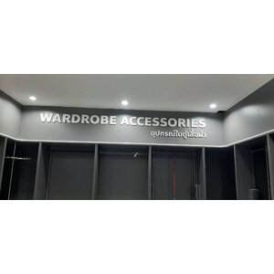 ป้ายตัวอักษรโลหะ งานWardrobe accessories