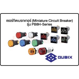 QUBIX-ไพล็อตแลมป์ LED 22 MM. โวลต์มิเตอร์ไพล็อตแลมป์ LED 22 MM. ออดฝัง LED 22 MM.