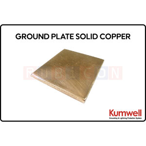 KUMWELL - GROUND PLATE SOLID COPPER