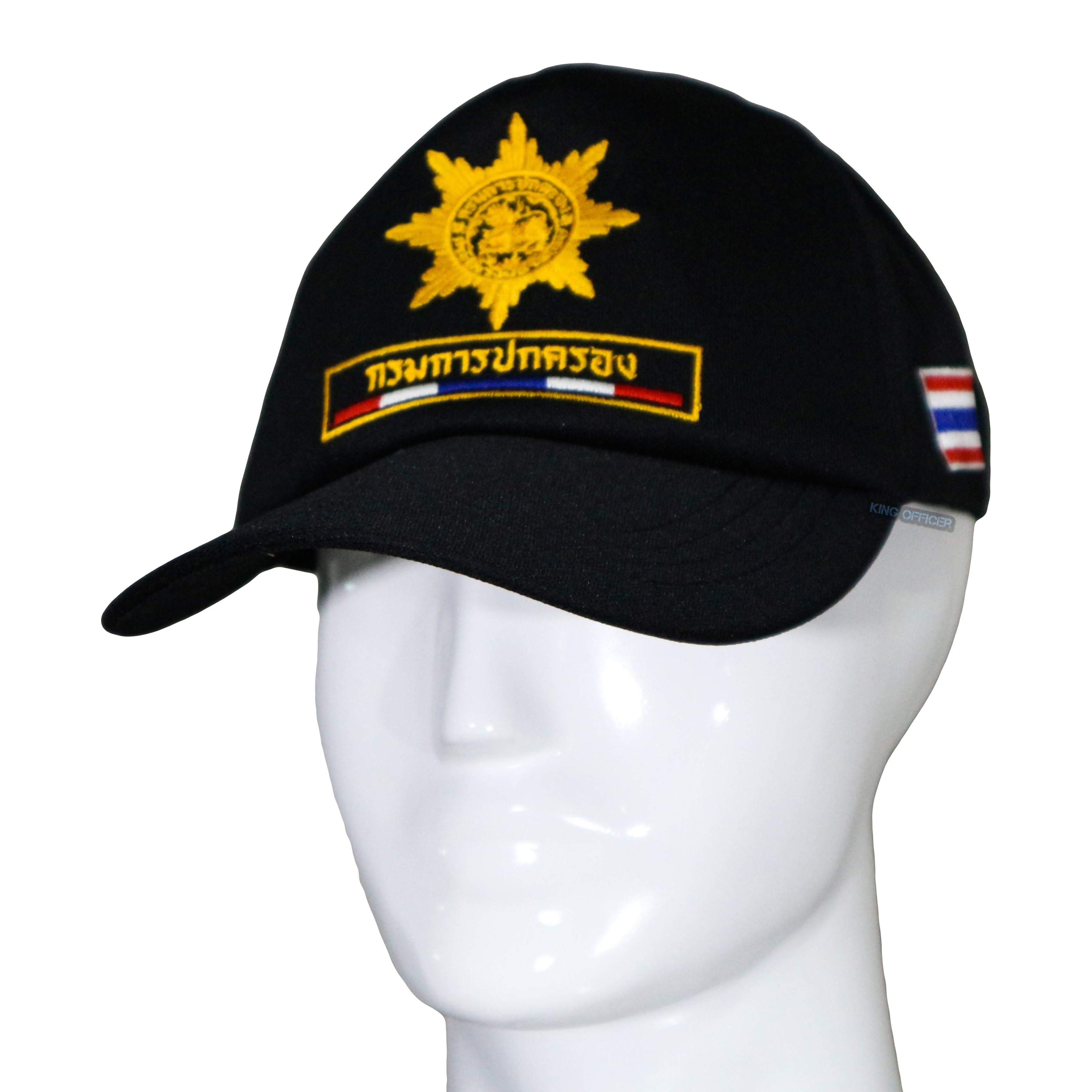 หมวก กรมปกครอง สีดำ ธงชาติไทย (มีชำระปลายทาง)