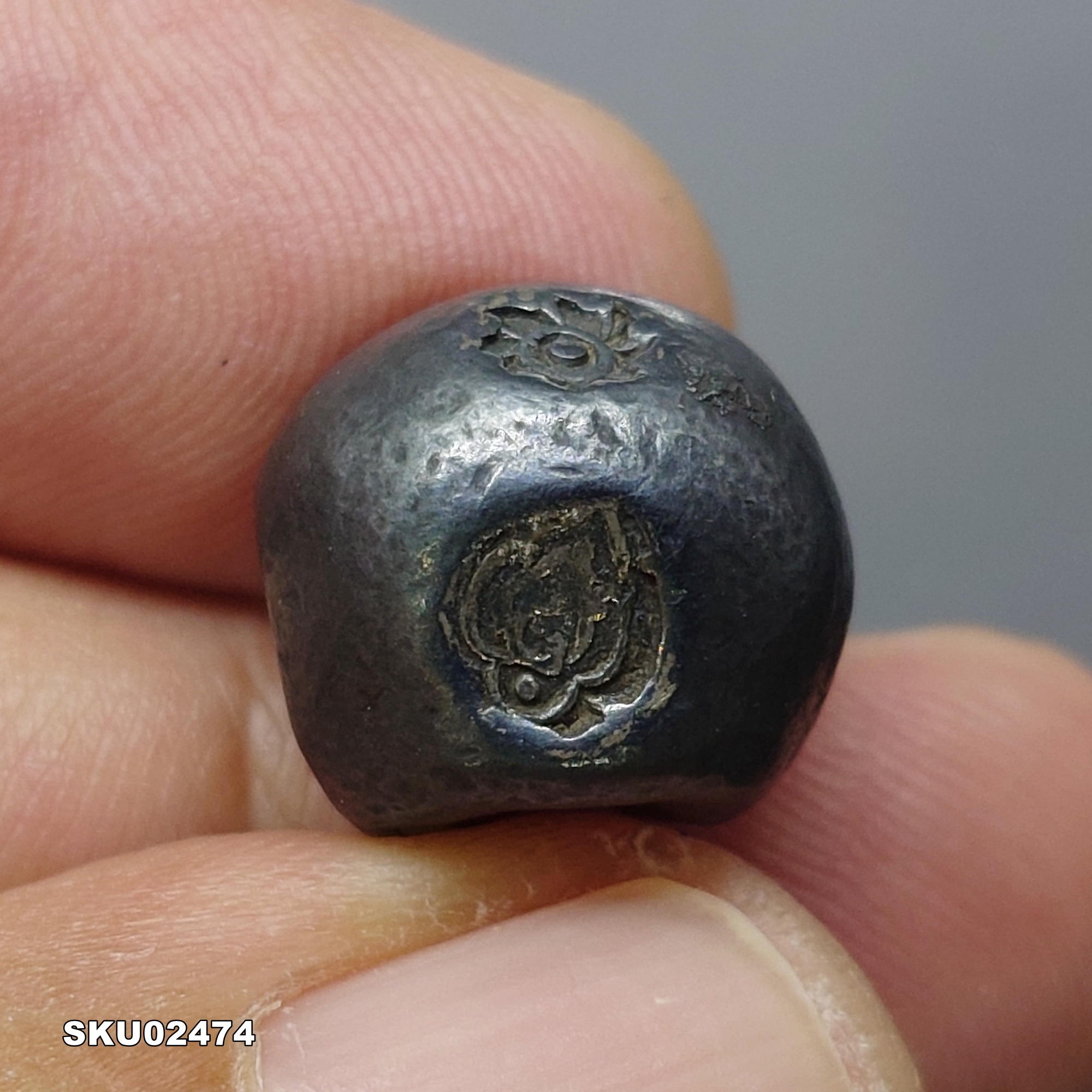 พดด้วง ขนาด 1 บาท ตราอุณาโลม สมัยรัชกาลที่ 1 น้ำหนักดี สภาพสวย