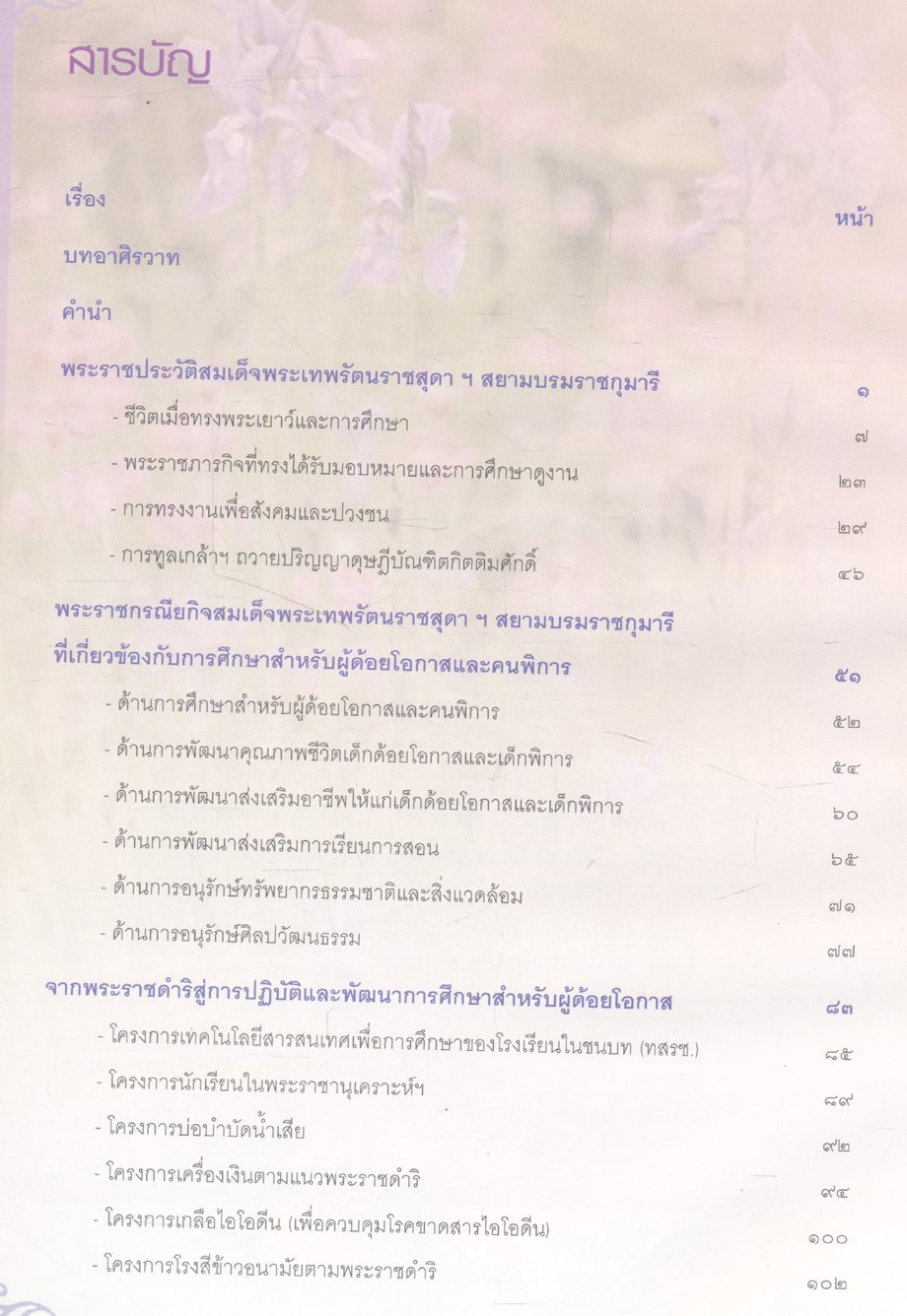 สมเด็จพระเทพรัตนราชสุดาฯ สยามบรมราชกุมารี เจ้าฟ้าของผู้ด้อยโอกาสและคนพิการ