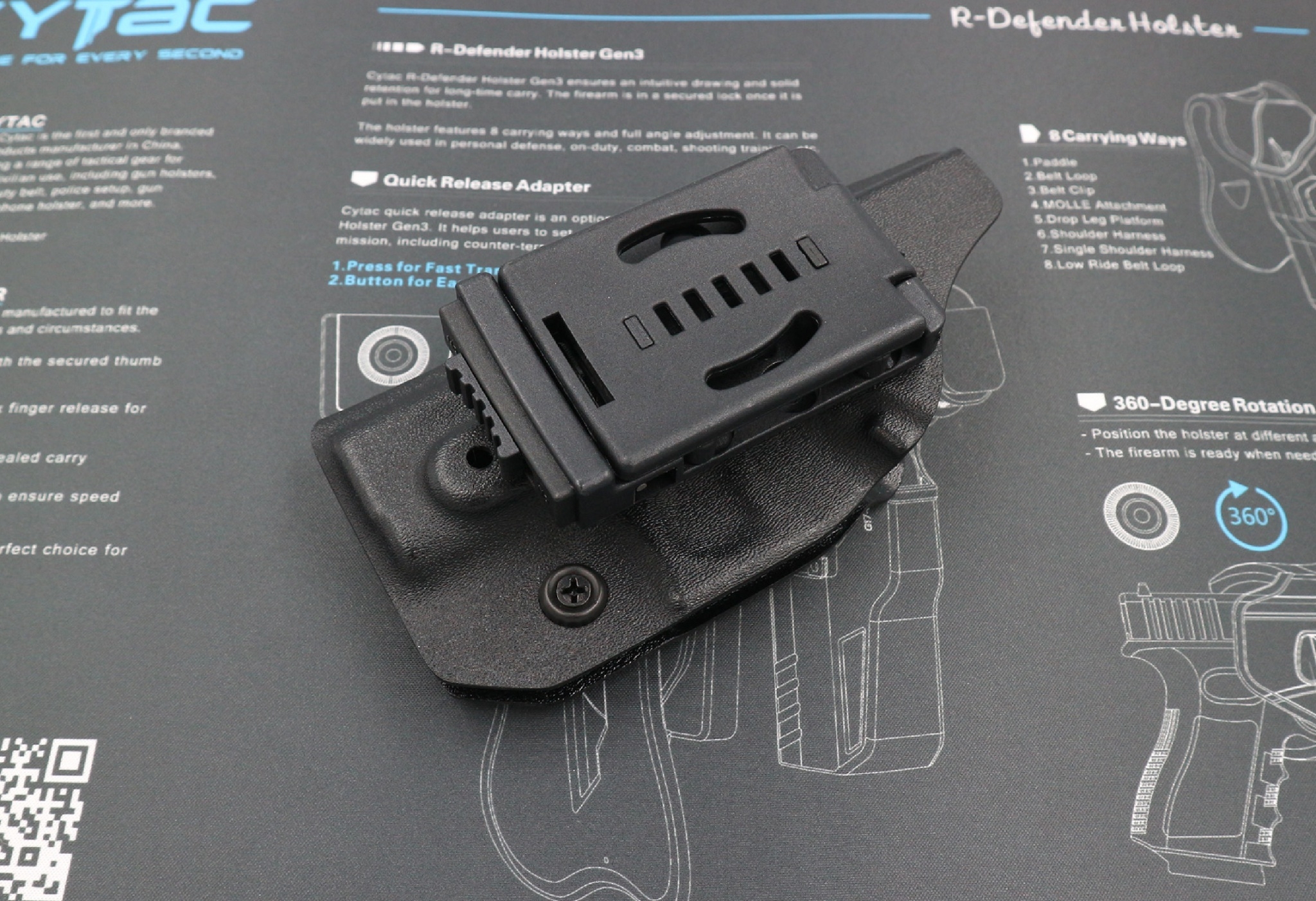 🇹🇭 721 ไทยแลนด์ แทคติคอล ซองพกนอก KYDEX ( OWB ) Glock 43 Glock 43X (Gen 1-5) By B.B.F Make