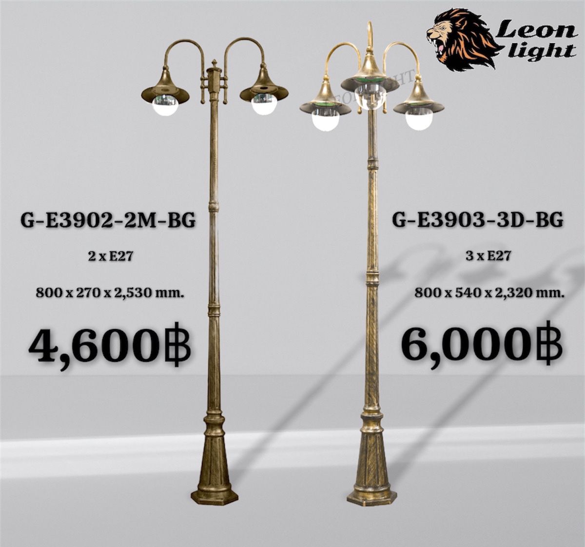 G-E3902-2M-BG 2xE27