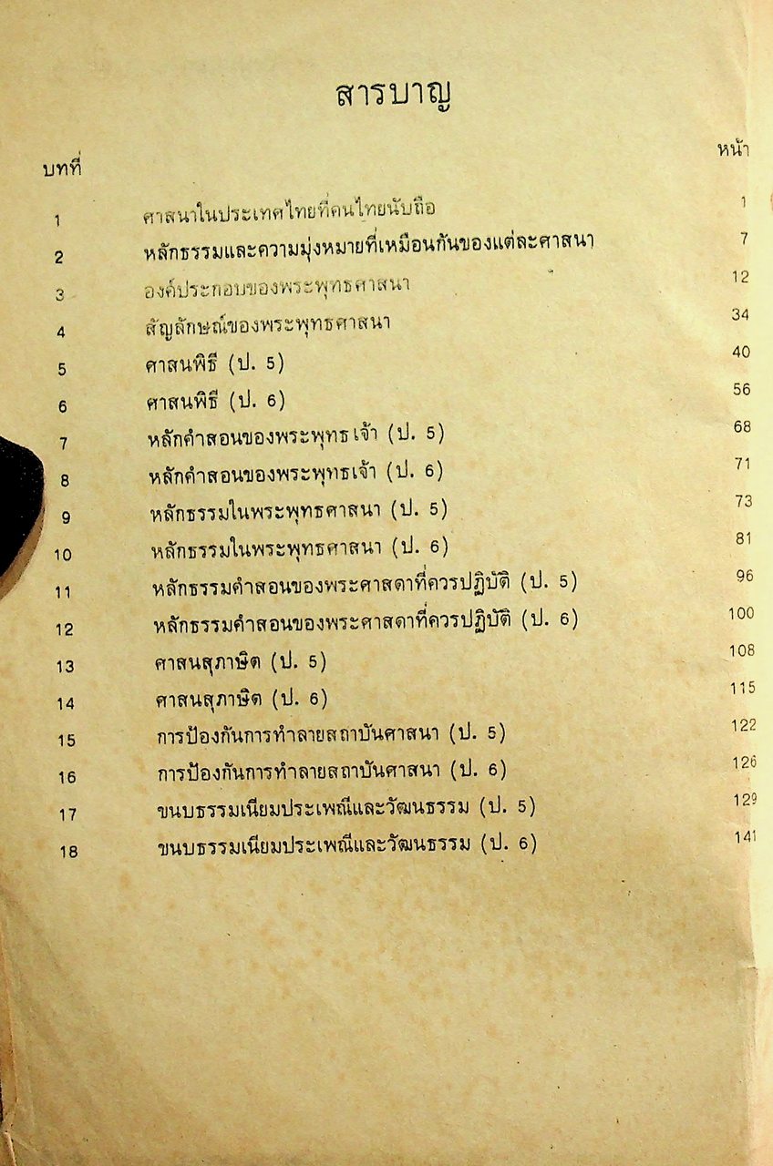 หนังสืออ่านเพิ่มเติม วิชาศีลธรรม ชั้นประถมศึกษาปีที่ ๕-๖