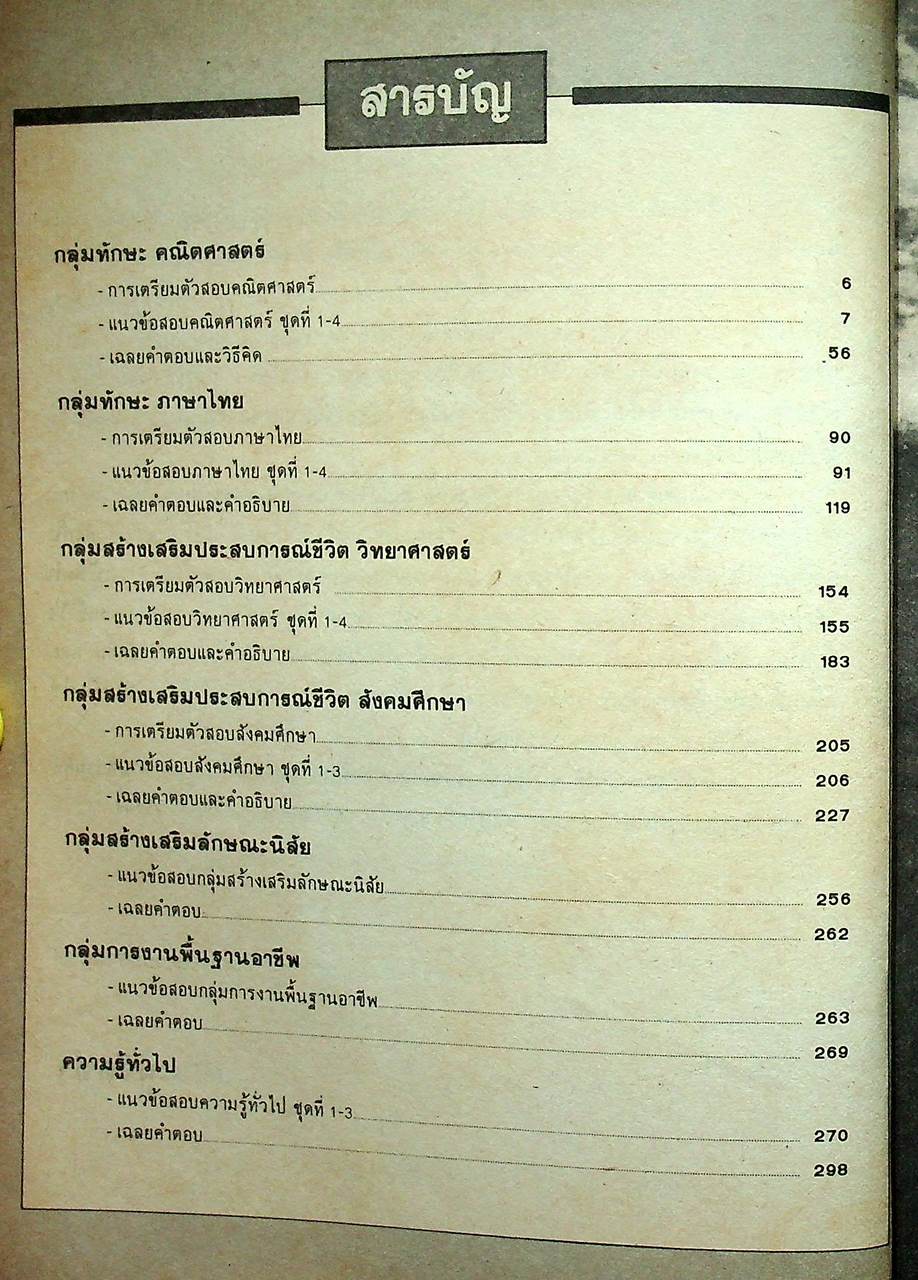 แนวข้อสอบเข้า ม.1 โรงเรียนรัฐบาล