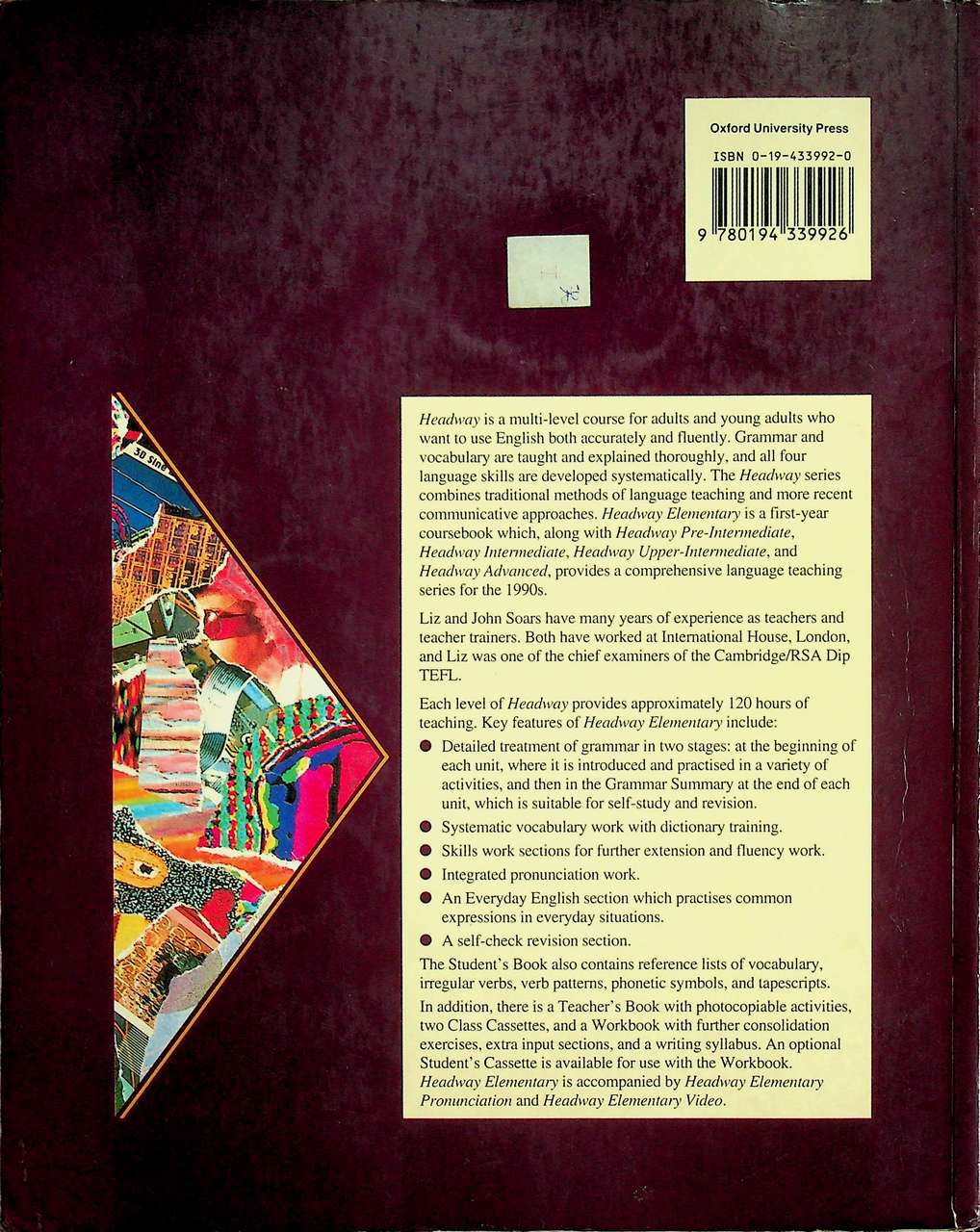 HEADWAY ELEMENTARY STUDENT'S BOOK