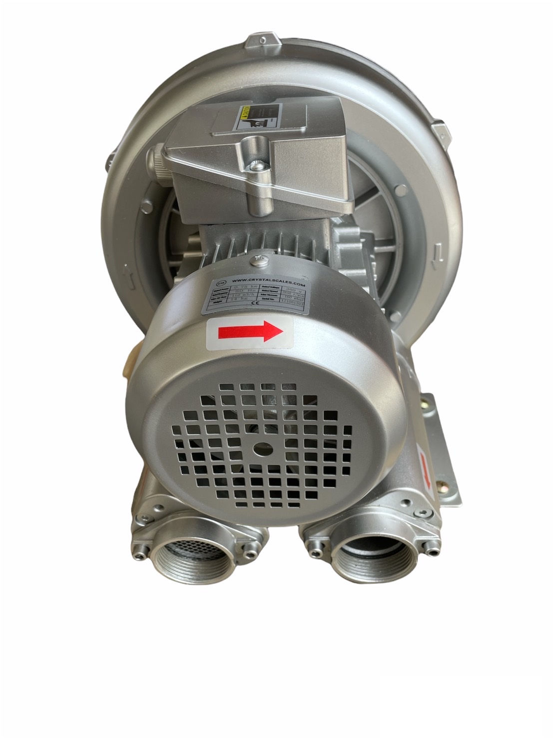 พัดลมโบรเวอร์เป่าอากาศ และ ดูดอากาศ Ring Blower CTA 740w 380 V ขนาด 1 แรงม้า(0.74 KW)ใช้เติมอากาศในบ่อ เพาะเลี้ยงสัตว์น้ำ โรงงานอุตสาหกรรม