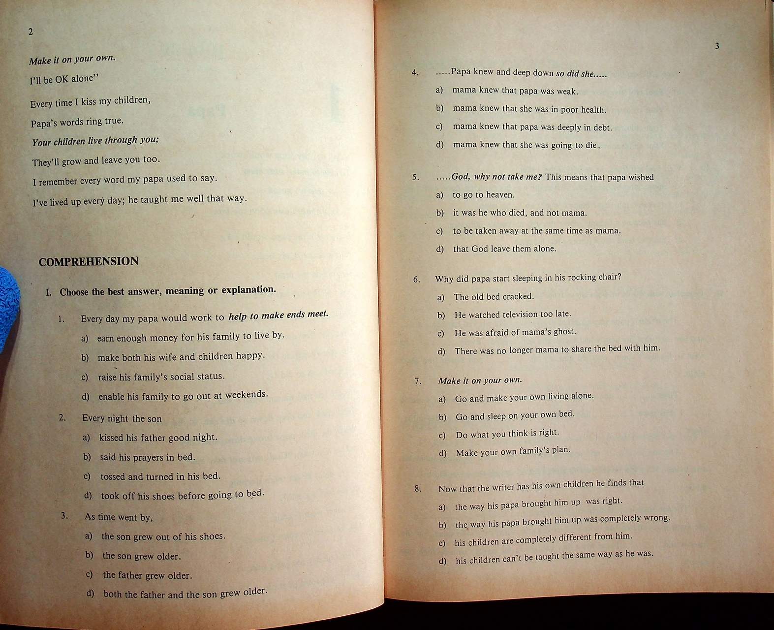 หนังสือเรียนภาษาอังกฤษแบบเข้ม (กลุ่มพัฒนาประสบการณ์ภาษาอังกฤษ) READING-WRITING TODAY 1 รายวิชา อ 025 ภาษาอังกฤษอ่าน เขียน ระดับมัธยมศึกษาตอนปลาย