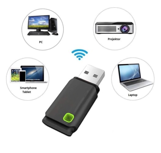 300 Mbps ตัวรับสัญญาณ WiFi 360 Pocket USB Adapter