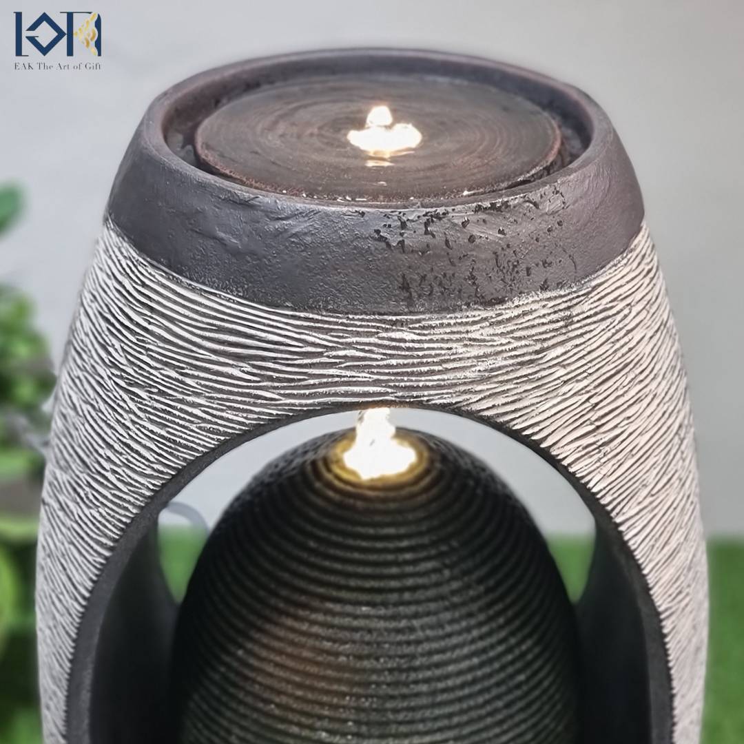 น้ำพุล้นหน้าบ้าน รุ่นMZ15280GA น้ำพุเสริมฮวงจุ้ยแต่งสวน น้ำพุหน้าบ้าน อ่างน้ำตกแต่งบ้าน