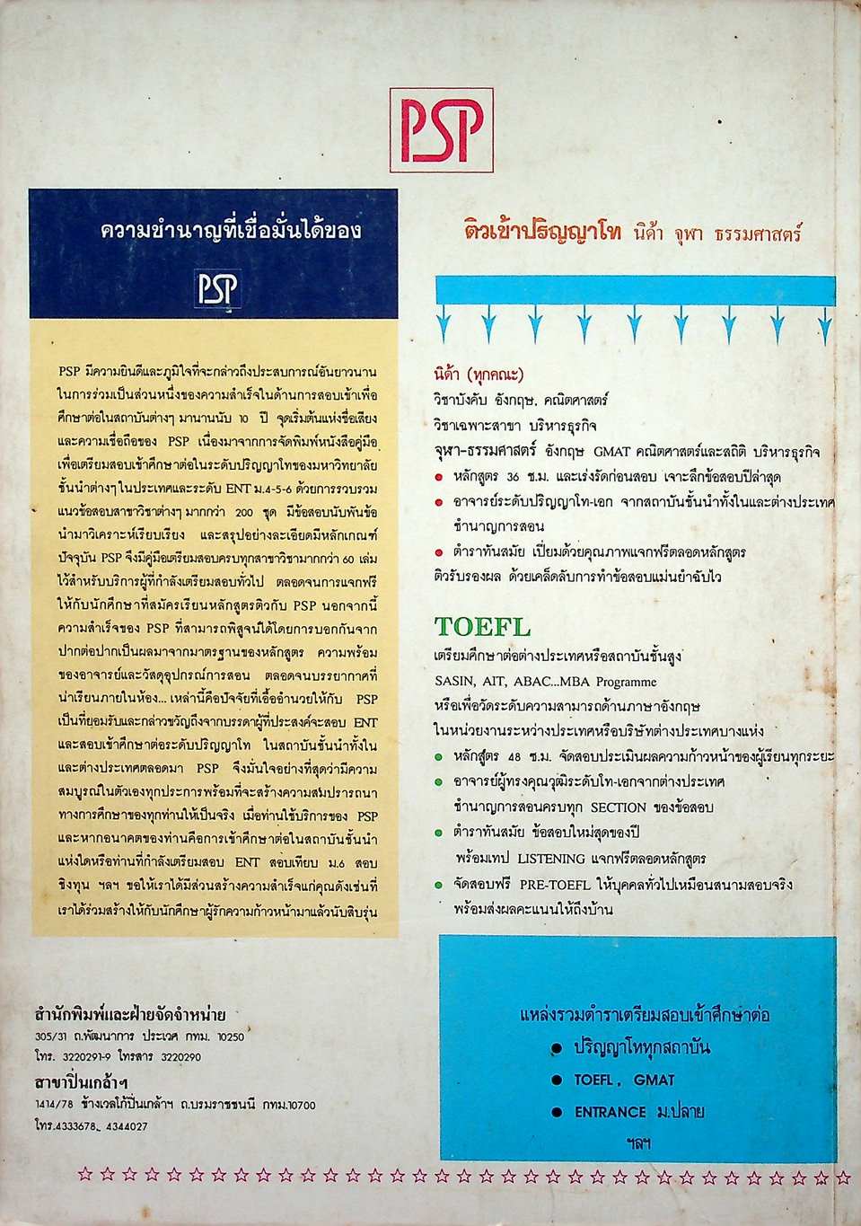 TOEFL HANDBOOK : เตรียมสอบ TOEFL (Test of English as a Foreign Language) และภาษาอังกฤษระดับสูง