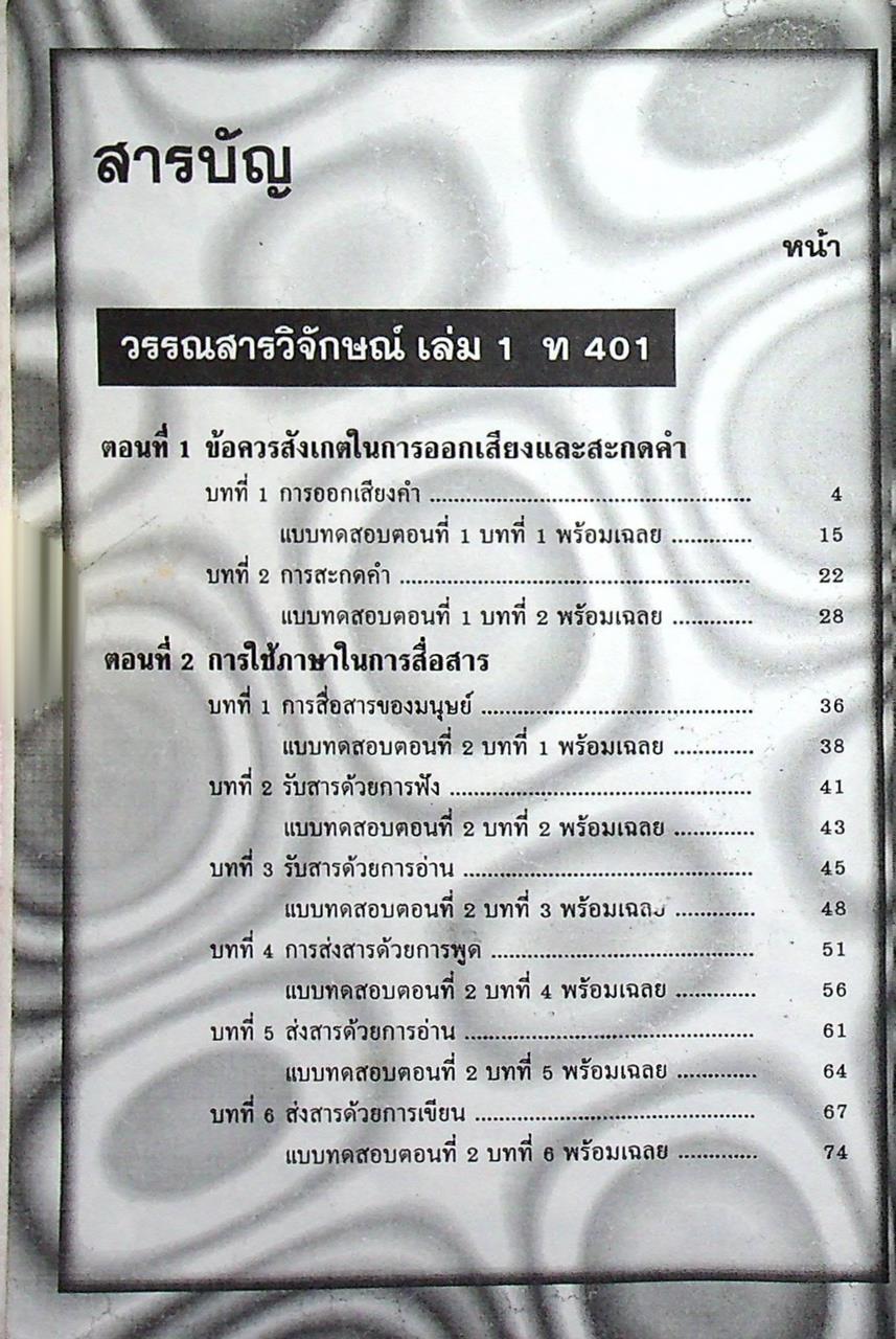 สรุปหลัก ภาษาไทย ม.4 วรรณสารวิจักษณ์ เล่ม 1-2 (ท 401 - ท 402)