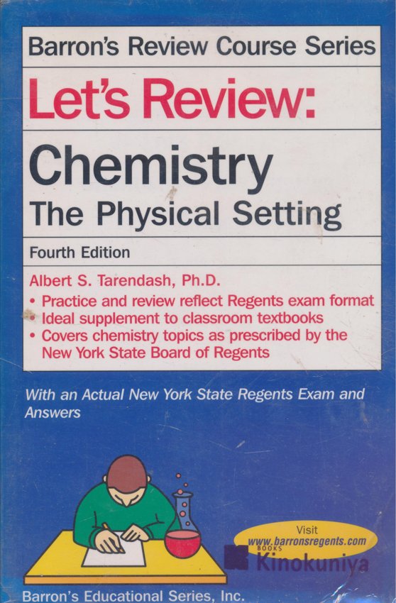 Let"S Review; Chemistry-The Physical Setting