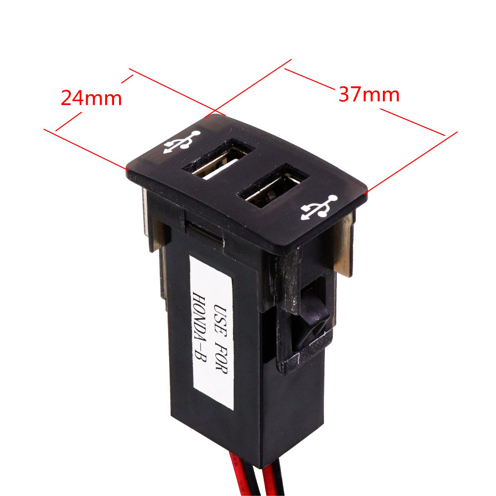 ช่อง USB Charger(N) สำหรับ Honda Jazz City HRV CRV Civic Accord (NEW)