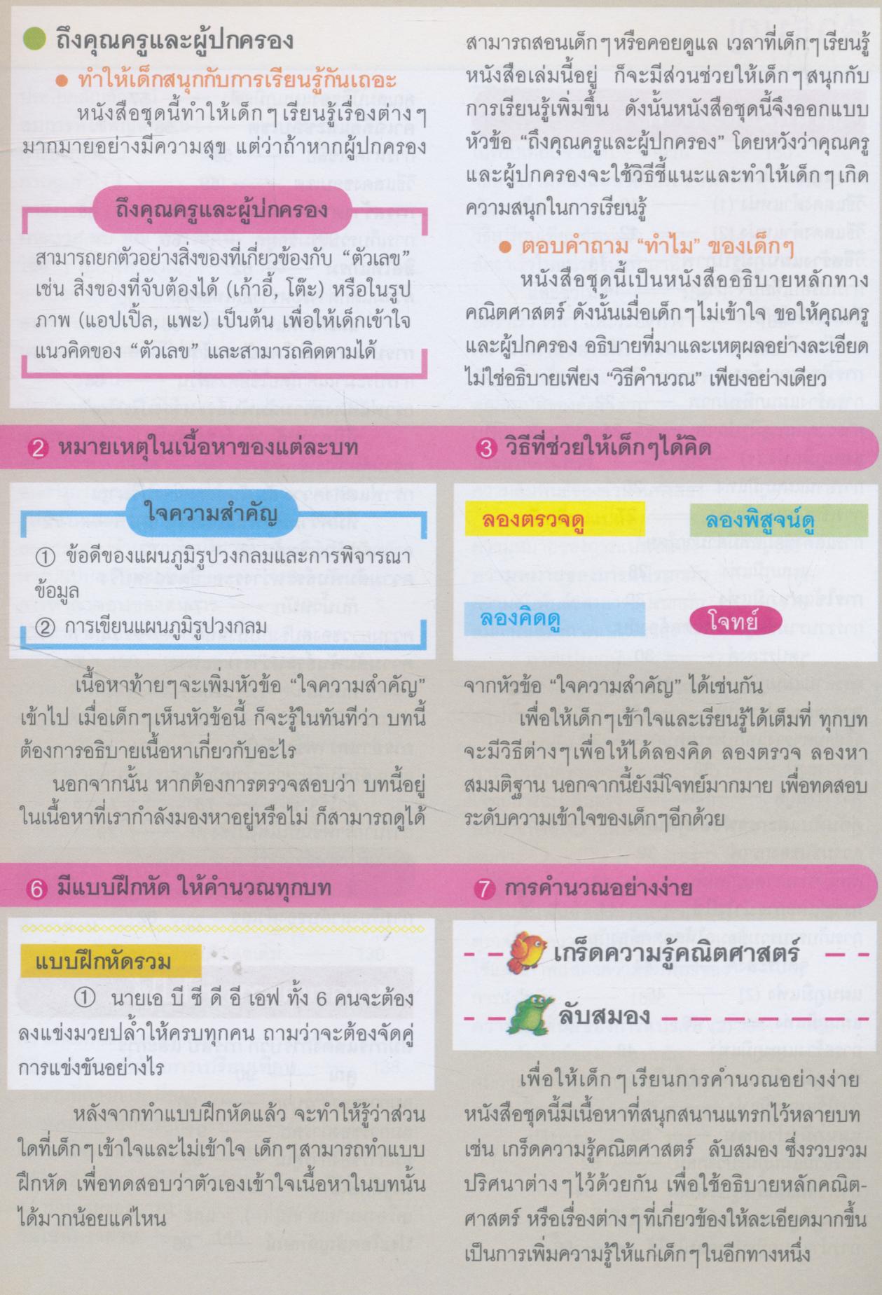 Nanmeebooks สารานุกรมคณิตศาสตร์ เล่ม 4 เหมาะสำหรับประถมศึกษา