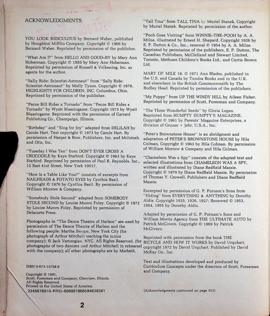 Scott, Foresman Reading : Hidden Wonders