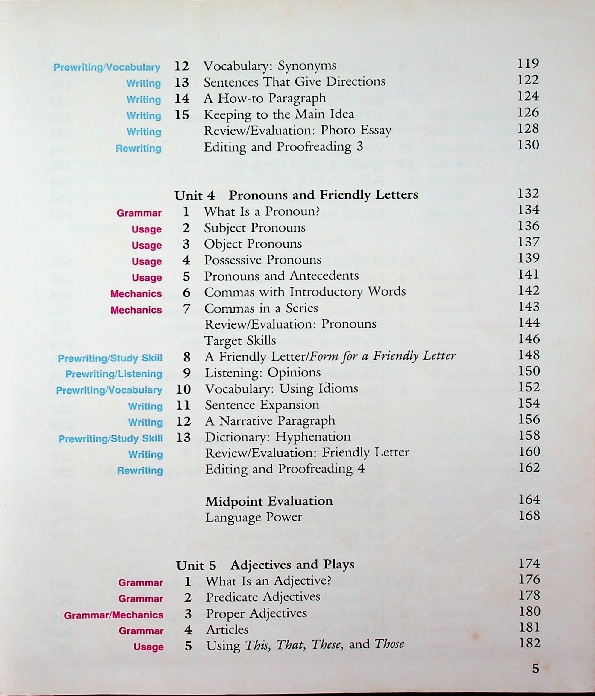 LANGUAGE: SKILLS AND USE