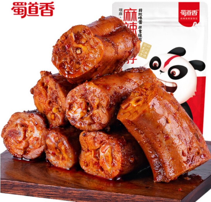 คอเป็ดทรงเครื่องหม่าล่า ตรา ShuDaoXiang (118 g)