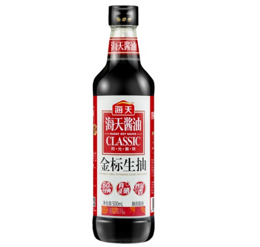 ซีอิ๊วขาวเข้มข้น เกรดพรีเมียม ตรา 海天 500ml