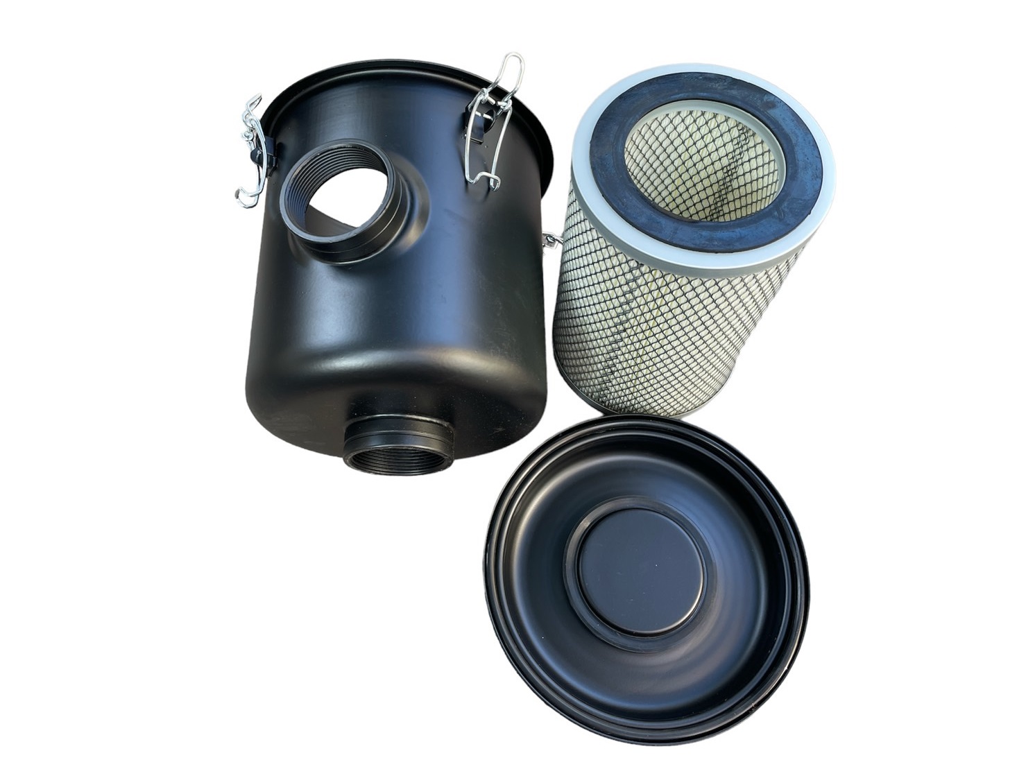 Vacuum filter สำหรับ Ring Blower หรือปั๊ม Vacuum แบบอื่นๆต่อเข้ากับ Inlet ของเครื่อง (Inlet dust filter )