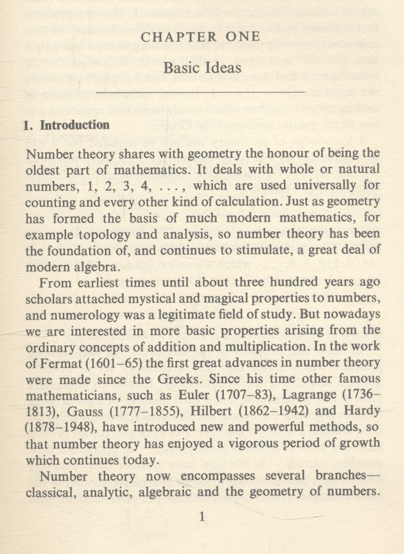 Number Theory