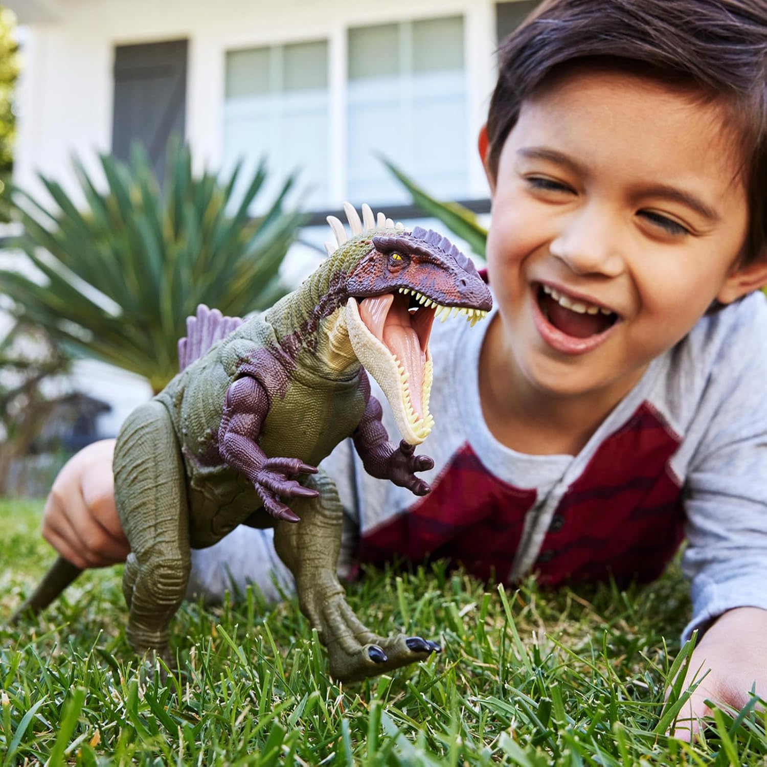 **MTS Toys**Mattel Jurassic World Battle Roarin' : HXF52 Becklespinax [ความยาวจากหัวถึงหาง 43 ซ.ม.]