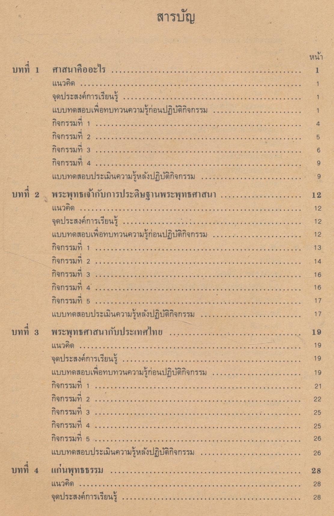 คู่มือครู เสริมการเรียน รายวิชา ส101 ส102 ประเทศของเรา(พระพุทธศาสนา) ชั้นมัธยมศึกษาปีที่ 1