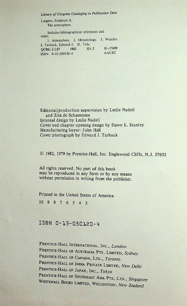 the atmosphere an introduction to meteorology