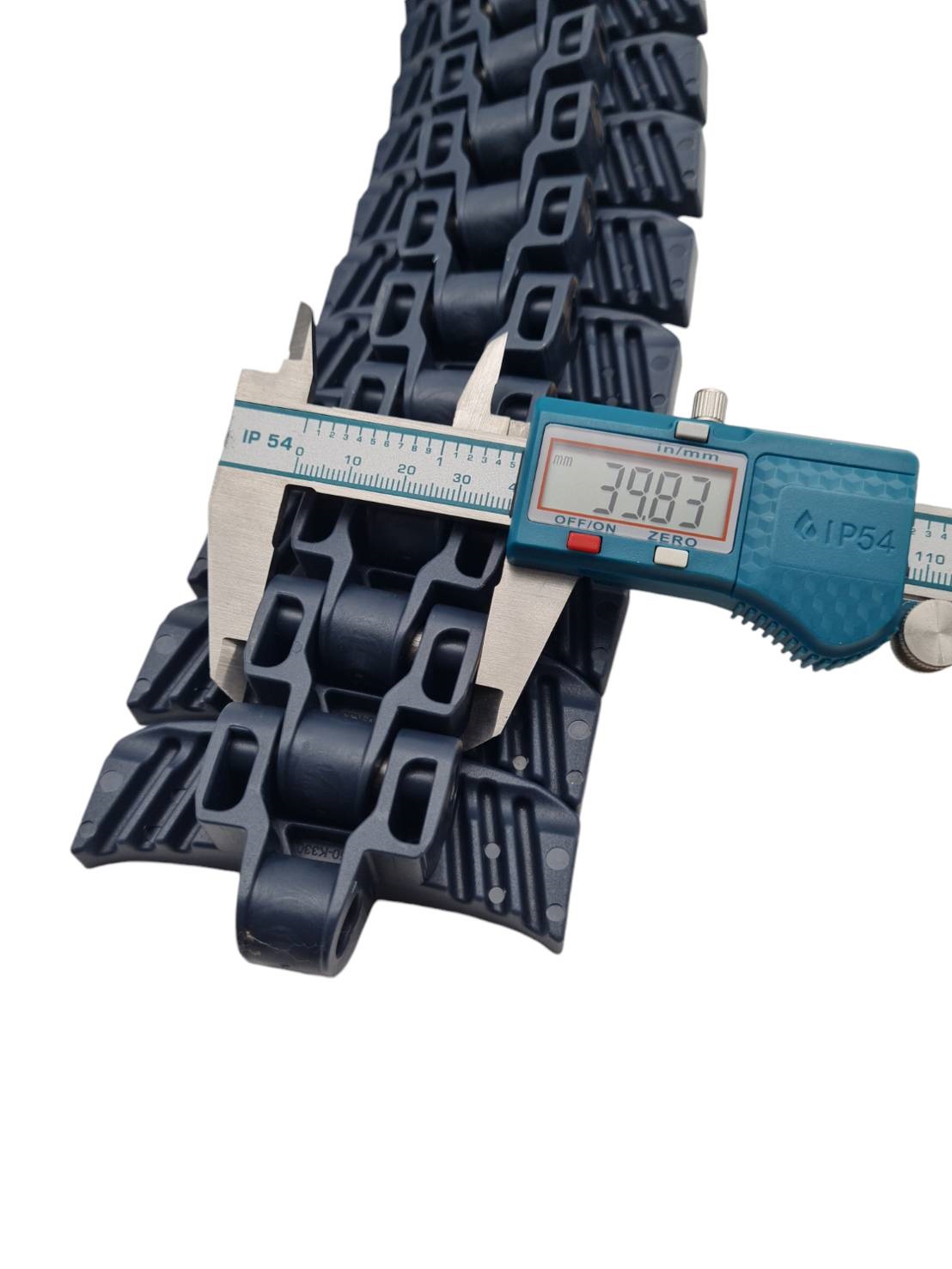 1050M-K330 Curve Top chain สายพานลำเลียง Top chain สำหรับทางโค้งรุ่นแม่เหล็กดูดติด ซ่อมบำรุงง่าย ใช้งานทนทาน ราคา 1 เมตร