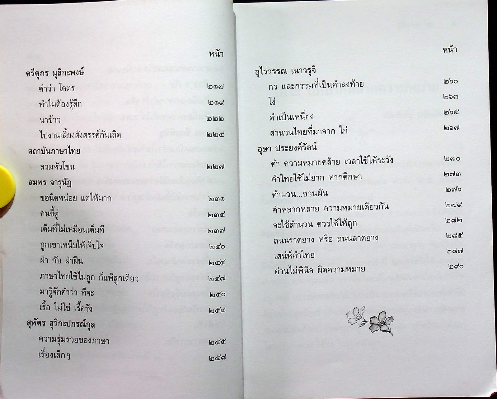 หนังสือชุดความรู้ภาษาไทย รู้รักภาษาไทย เล่ม ๑